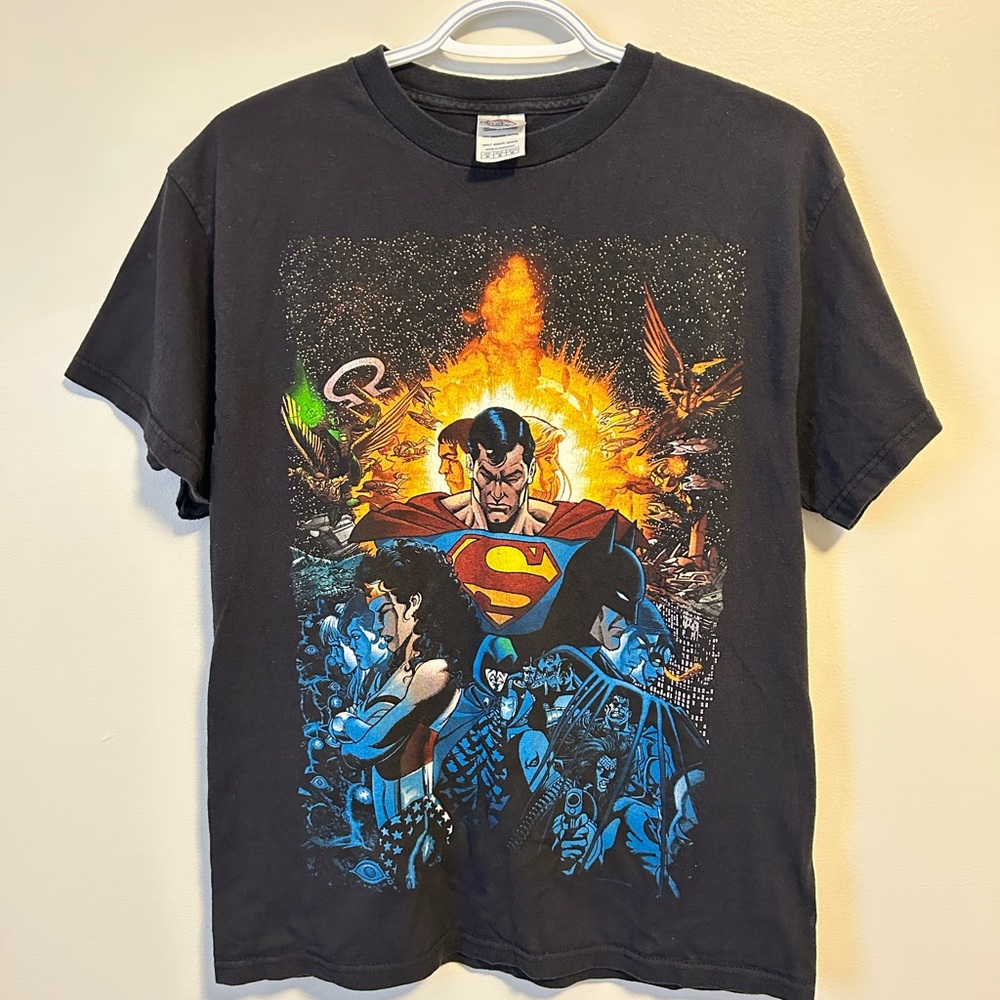 Vintage Superman/Batman T Shirt